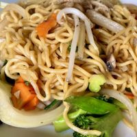 Stir fry noodles   at Vegan Khunnay in Koh Samui