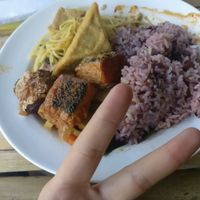 buffet at Vegan Khunnay in Koh Samui