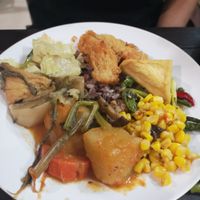 All you can eat at Vegan Khunnay in Koh Samui