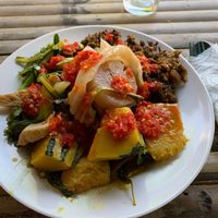 buffet food 2 at Vegan Khunnay in Koh Samui