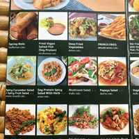 Menu Page 1 at Vegan Khunnay in Koh Samui