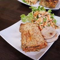 Lasagna at Invita Fresh Food in Toulouse