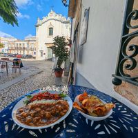 Menü des Tages: Vegan und Glutenfrei :-) at Alcachofra Cafe in Faro