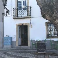 ;-)  at Alcachofra Cafe in Faro