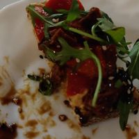 Brushetta at Alcachofra Cafe in Faro