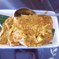 Satay Bean Curd. at Nature's Vegetarian 天然素食馆 - Bangsar Baru in Kuala Lumpur