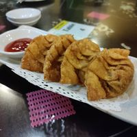 Fried dumplings at Nature's Vegetarian 天然素食馆 - Bangsar Baru in Kuala Lumpur