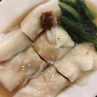 Rice rolls with vegan BBQ meat filling (chee cheong fun)  at Nature's Vegetarian 天然素食馆 - Bangsar Baru in Kuala Lumpur