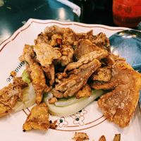 Salt and pepper mushroom (unreal!)  at Nature's Vegetarian 天然素食馆 - Bangsar Baru in Kuala Lumpur