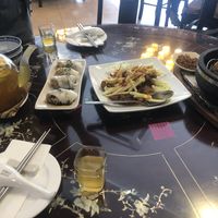 Korean Claypot, Thai Chicken, Rolls and Tea at Nature's Vegetarian 天然素食馆 - Bangsar Baru in Kuala Lumpur