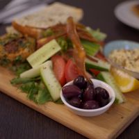 Vegan tasting plate at Abitza in Upwey