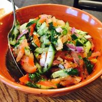 Middle eastern tomato salad at Afghan Marcopolo in Mornington