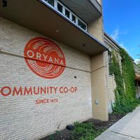 Oryana Market - sign outside  at Oryana Natural Foods Market in Traverse City