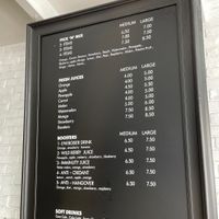 Menu #2 at Natural Juice Bar in Marbella