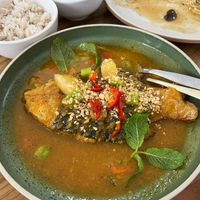 Tamarind Fish, nice flavourr  at Green Gourmet in St Leonards