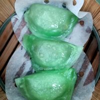 Vege dunplings at Green Gourmet in St Leonards