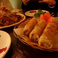 Banh Mi Caphe, vegan spring rolls at Banh Mi Caphe in Hamilton
