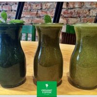 Smoothies at Organic Coffee Stare Miasto in Warsaw
