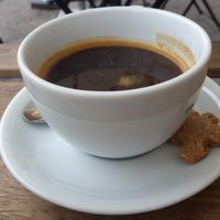 Americano at Organic Coffee Stare Miasto in Warsaw