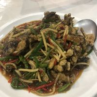 Spicy mushroom dish  at Shindongyang - 신동양반점 in Seoul