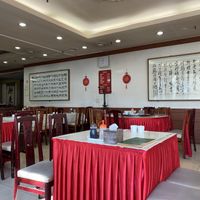 The traditional interior  at Shindongyang - 신동양반점 in Seoul