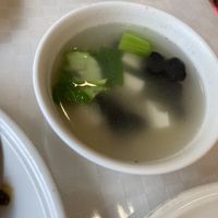 Soup that comes with the fried rice  at Shindongyang - 신동양반점 in Seoul