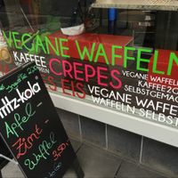 outside at Waffelschwestern - Food Truck in Giessen