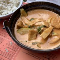 Thai tofured curry  at Thaikhun in Cambridge