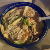 Tofu red curry w/ rice noodles  at Thaikhun in Cambridge