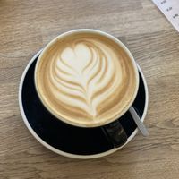 Oat latte  at Hot Numbers Coffee - Gwydir St in Cambridge
