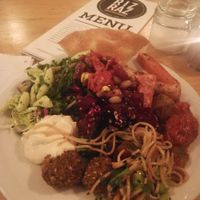 Buffet is mostly vegan at RizRaz - Kompagnistraede in Copenhagen