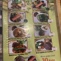 The only vegetarian food at O-OH Farm Karon in Phuket