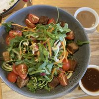 Pad Thai salad  at Wild Thyme Cafe in Bright