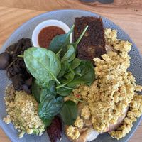 Big breakfast  at Wild Thyme Cafe in Bright