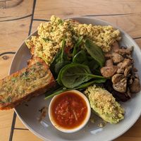 Vegan Big Breakfast! at Wild Thyme Cafe in Bright