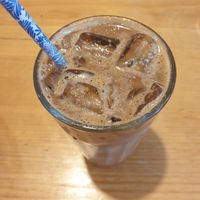 Iced latte with oat $7.00 at Wild Thyme Cafe in Bright