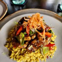 Black pepper squid at Moksa in Ubud