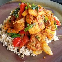 Hot n sour calamary at Moksa in Ubud