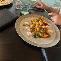 Masala pumpkin uttapam at Moksa in Ubud