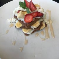 Vegan waffles (raw)  at Moksa in Ubud
