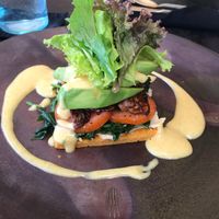 Tempeh Benedict  at Moksa in Ubud