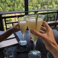 Lemongrass kombucha  at Moksa in Ubud