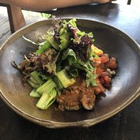 Delicious salad  at Moksa in Ubud