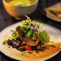 Hummus starter (best hummus of my life) at Moksa in Ubud