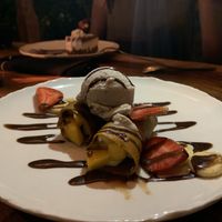Banana crepes  at Moksa in Ubud