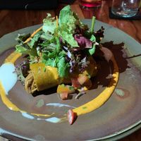 To die for!!! Enchiladas with jackfruit  at Moksa in Ubud