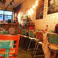 Restaurant décor at Mukka in Fitzroy