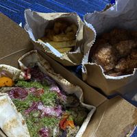 Shawarma and spice bag   at The Gourmet Offensive in Galway