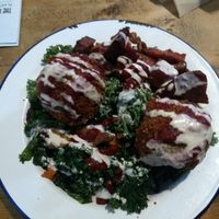 Beetroot arancini plate at The Gourmet Offensive in Galway