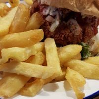 Arancini burger...mmm at The Gourmet Offensive in Galway